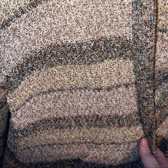 L.B. Long open-front knit cardigan, size 14/16 - Picture 8 of 8